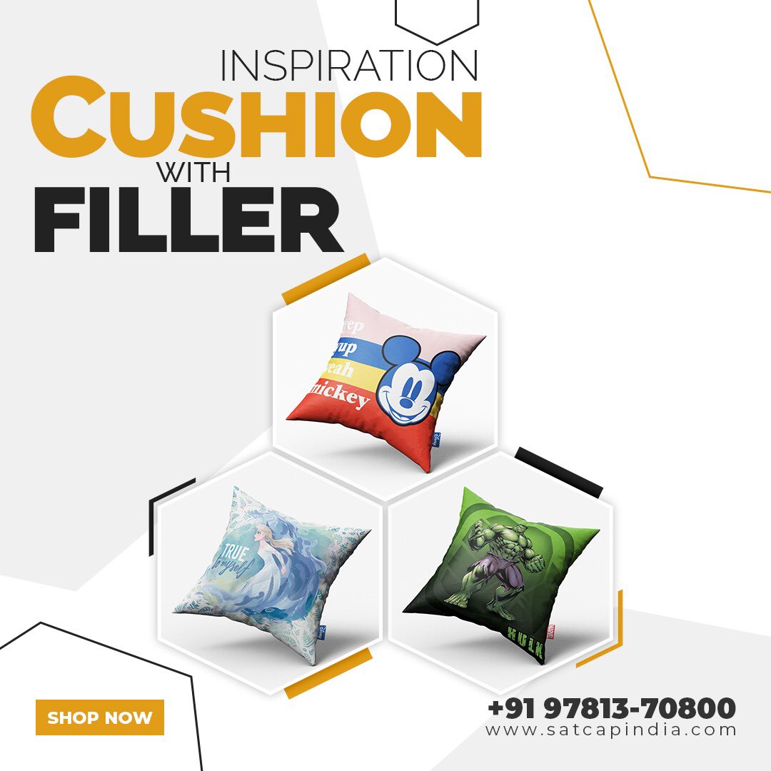 Very new collection by Satcapindia #kids #cushion #cushioncover #disney #frozen #hulk #printed #CyberMonday #bedsheet #blanket