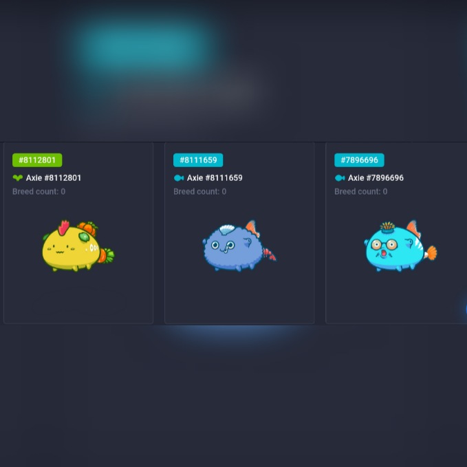 abbaas06's tweet photo. Share your experiences please. How many SLP's can you make a day with this team?
@Axies_Mafia @Jihoz_Axie
#AXS #AxieinfinityScholarship #PlayToEarn #axiefamily #GameFi #BlockchainGaming #Airdrop #AxieInfinity #AxieScholarship https://t.co/uetbCxybAu