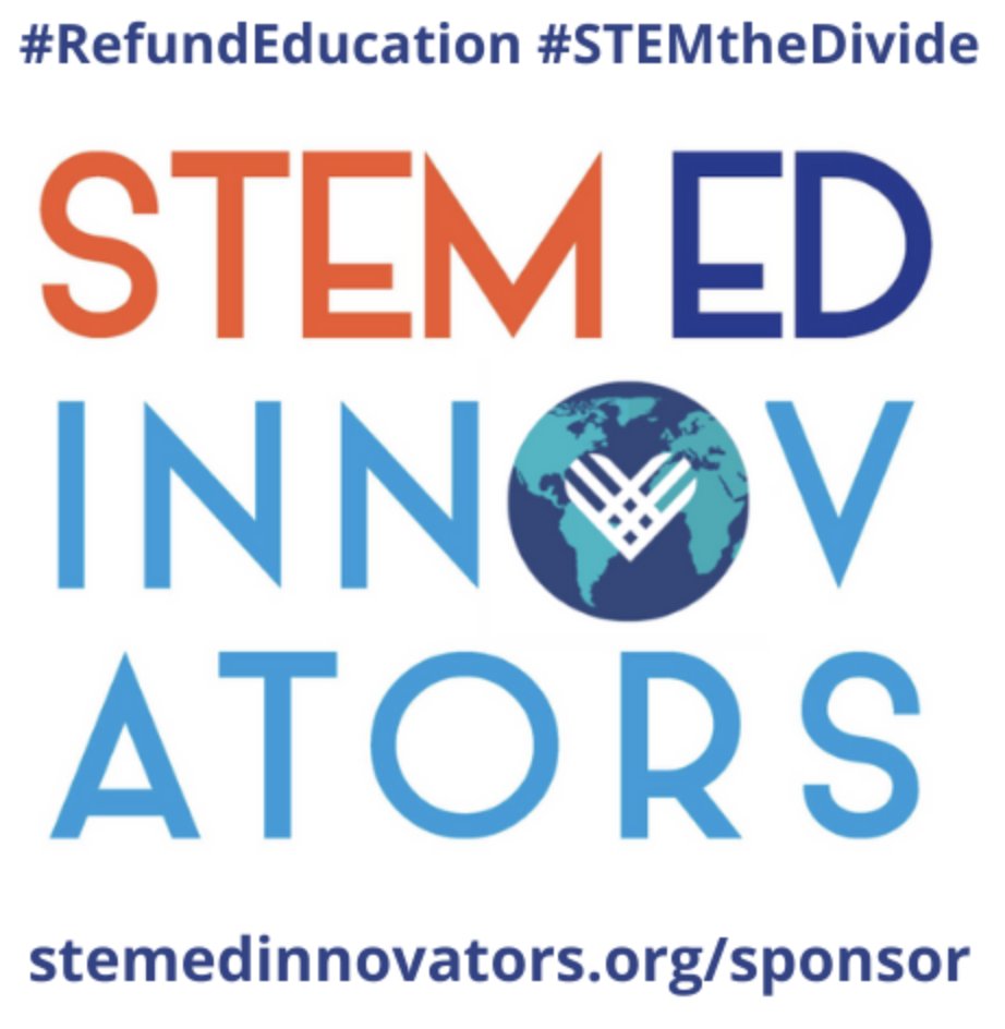 STEMEdInnovator's tweet photo. This #GivingTuesday give the gift of democratized #STEMeducation. 

Sponsor a Fellow to engage in the design process to co-create empathetic, #antiracist, and #culturallyresponsive classrooms where all young people can master STEM. 

#GivingTuesday2021 https://t.co/6Ro5RTwQQ3