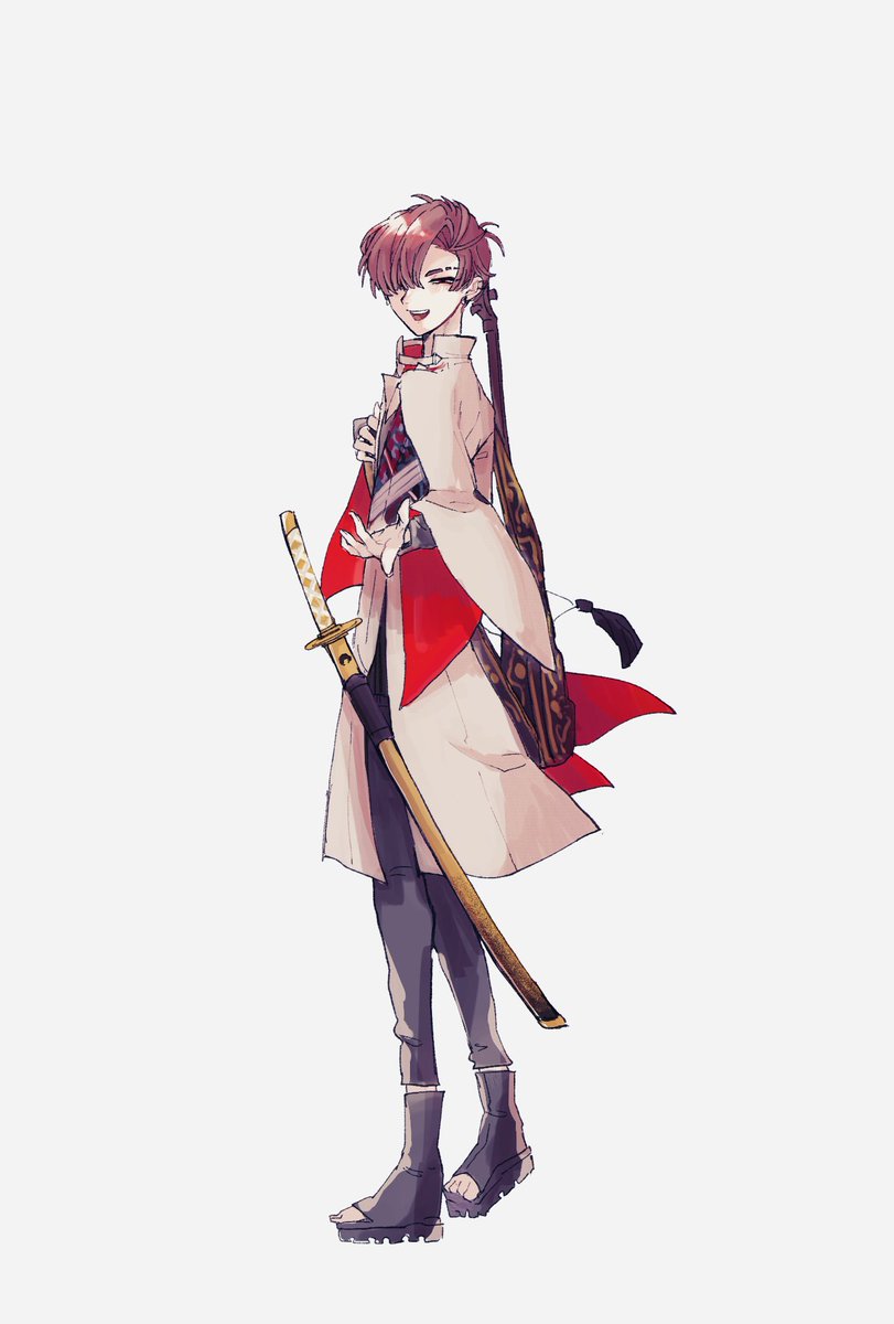 単体で描いたやつもそれはそれでかわいい 高杉晋作実装してくれ ほんとに 真珠のイラスト