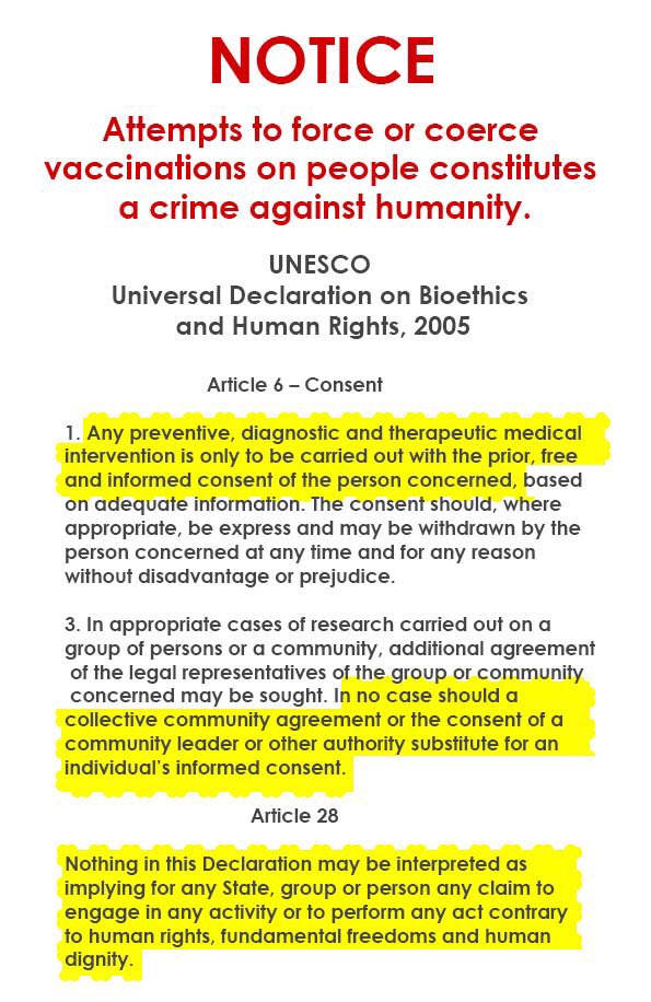 qooldad1978's tweet photo. #DoNotComply to #MedicalTyranny #ForcedVaccination #DepopulationAgenda #ExperimentalJab 

#ThinkorBeEaten #ResistorDie #Wakingtimes #Events201 #Lockstep #Vaxxtermination https://t.co/UWoEhY4JDg