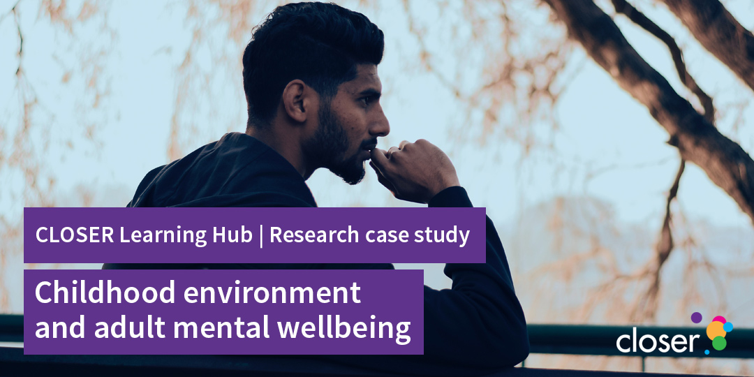 CLOSER_UK's tweet image. Experiences in early life can have long-lasting impacts felt throughout the lifecourse. Our new case study on the CLOSER Learning Hub explores how researchers can use #longitudinal data to track how childhood environment can impact adult mental well-being: tinyurl.com/yw54tykd