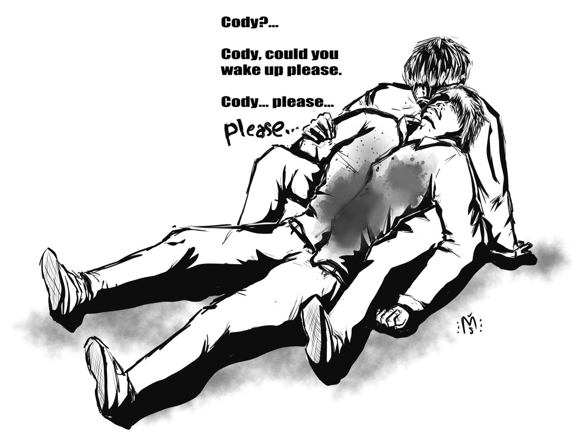 Cody saves Dark's life Sadge. not canon btw this is on <a href="/PixiePoke/">Pixie</a> and glxyliz