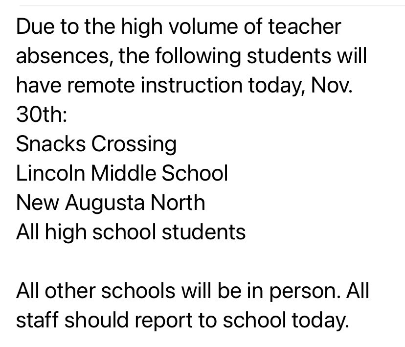 Today, Tuesday, Nov. 30th <a href="/WTHRcom/">WTHR.com</a> @WISH_TV <a href="/wrtv/">WRTV Indianapolis</a> <a href="/FOX59/">FOX59 News</a>