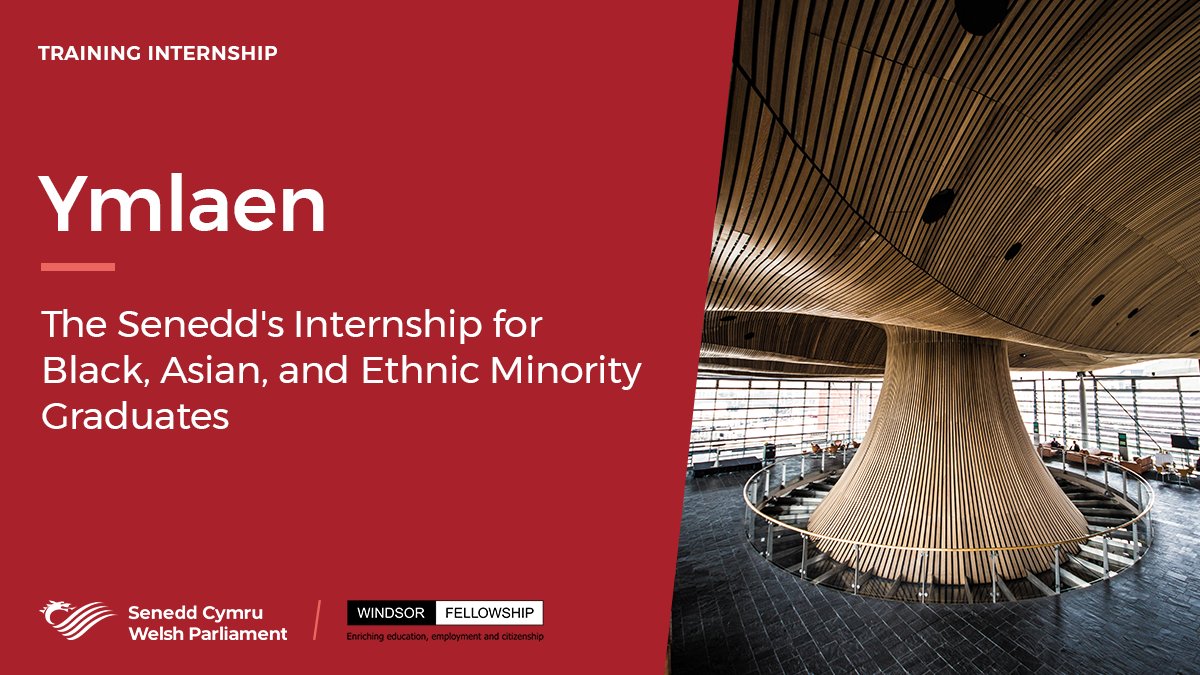 Applications are open for an exciting opportunity for graduates from a Black, Asian and Ethnic Minority background. 

We’ve teamed up with <a href="/Windsor_Fellows/">Windsor Fellowship</a> to offer a paid 12-month internship at the heart of Welsh politics. 

Interested? Find out more here orlo.uk/EXhQM