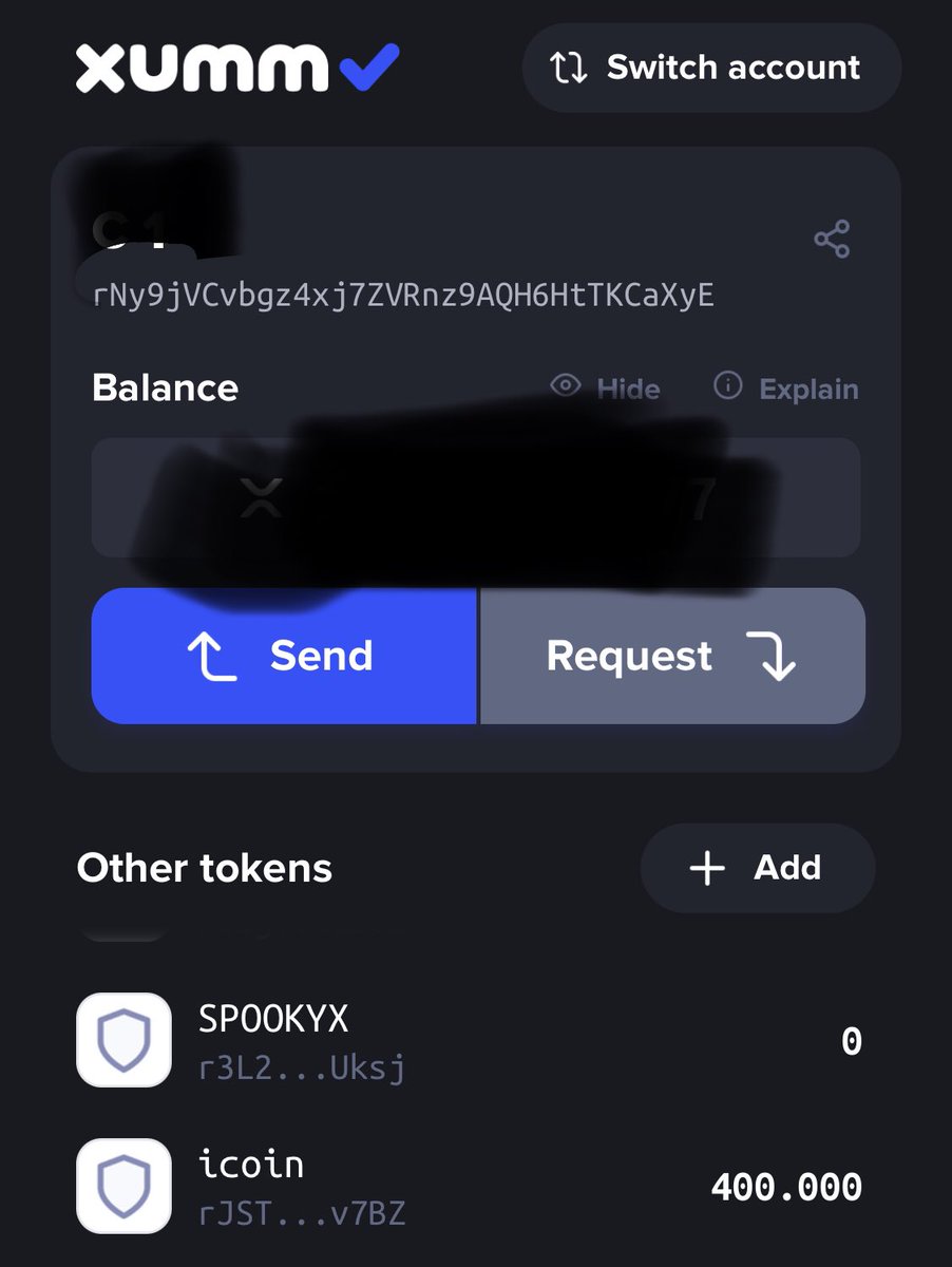 ErwichP's tweet photo. @IXRPWORLD I am so sorry, I invested 400 Icoins to join your loyalty program 😁.  I give you my account again: rNy9jVCvbgz4xj7ZVRnz9AQH6HtTKCaXyE https://t.co/IF1ve4Wbhq