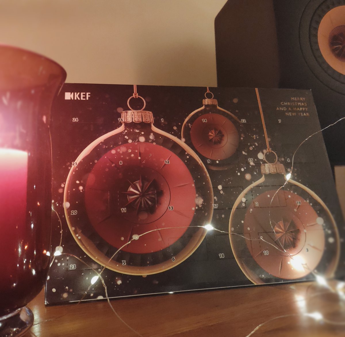 KEFAudio's tweet image. Tomorrow is the start of the official Christmas countdown! To get you in the mood, we have a limited edition #KEF advent calendar to give away. 
Simply like &amp;amp; share this tweet to be in with a chance to win. Our winner will be drawn at 2pm today. *UK only #SoundsLikeaKEFChristmas