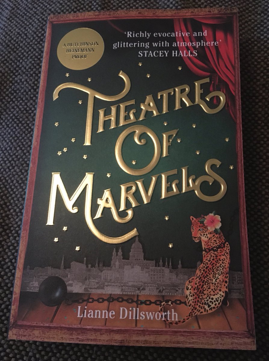 Very much looking forward to reading this beautiful proof! Thank you so much @LianneDWrites @HutchHeinemann #TheatreOfMarvels
