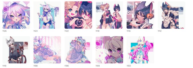 今月はお仕事をた～くさんさせて頂いた～～ねッ!
 #今月描いた絵を晒そう 