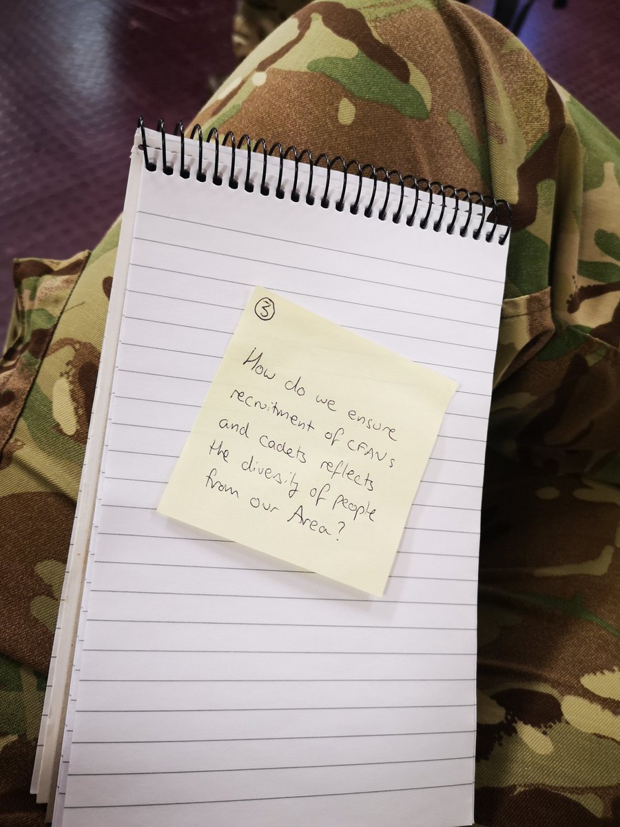 Couldn't resist popping in an @ArmyCdtsINSPIRE question into the Leadership Problems session of the KGVI - some really interesting and ingenious responses! @ColCadetsSW <a href="/CTCFrimleyPark/">CTC Frimley Park</a>