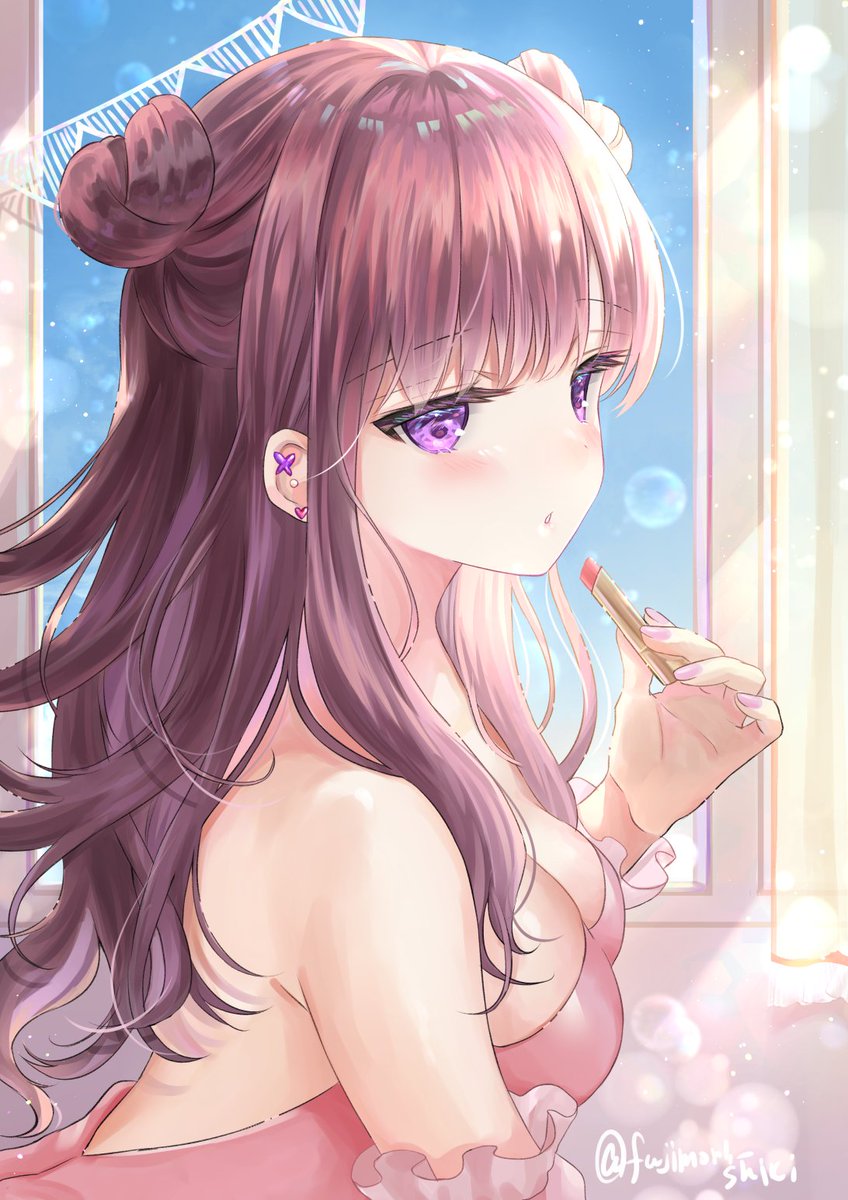 「Makeup🌸 」|藤森しき@5月COMITIAのイラスト