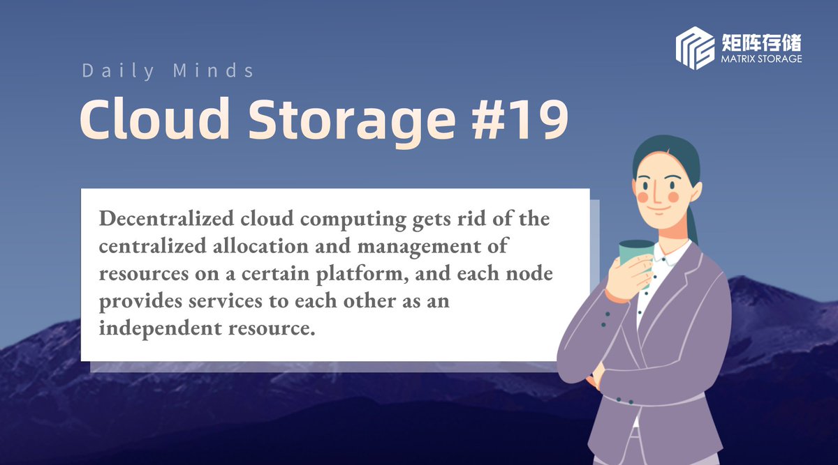 MatrixStorage's tweet photo. Get this right！ 👇

What's the key difference between decentralized storage and centralized storage? 

🌍 #CloudStorage https://t.co/Wzisx7fb25