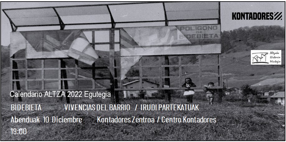 AltzakoHM's tweet photo. Egutegiaren aurkezpena eta topaketa Bidebietan / Presentación del calendario y encuentro en Bidebieta https://t.co/z1OYe9zfLW #Altza #Estibaus https://t.co/khJkbOYojJ