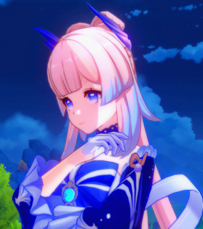 _wylvie_'s tweet photo. "I am Sangonomiya Kokomi, the Divine Priestess of Watatsumi Island."
* * * *
Ask before using. https://t.co/stvhT1YKoO