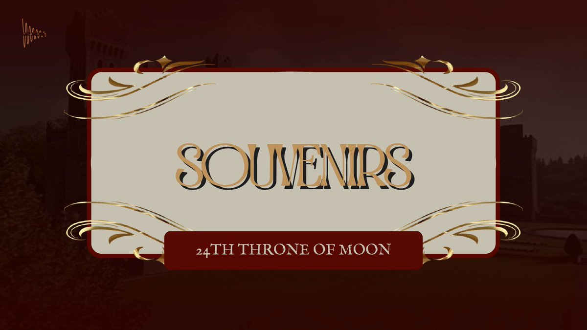 SeleneReigns's tweet photo. ㅤ   ⠀
                  ♛ S E L E N E ♛
              24th Throne of Moon
              
                      SOUVENIRS

                    #The24thReign
                    #ASeleneNight
      #ResonatingMemorableEvents
ㅤ https://t.co/oZJB5iEJI8