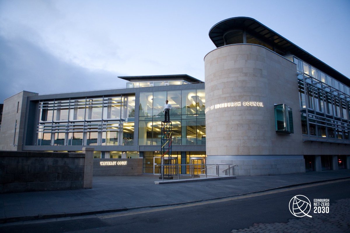 Edinburgh_CC's tweet photo. The 11% drop in Council emissions in the past financial year, as reported for the @scotgov Public Bodies Climate Change Duties Report is currently being discussed at the Policy and Sustainability Committee. Watch here: https://t.co/kzEMdW3uFT #NetZeroEdin https://t.co/lW7dgxdh9v