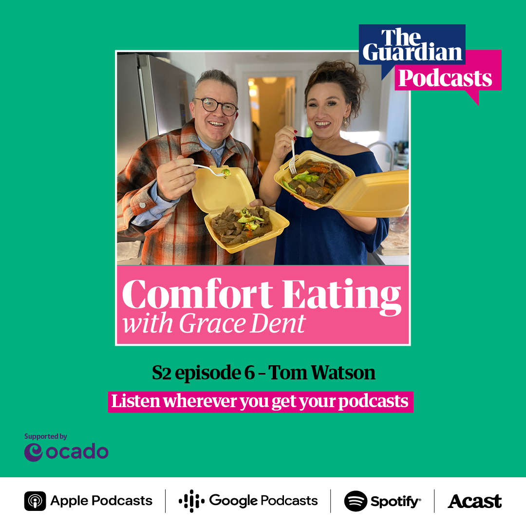 This week on #ComfortEatingPod, <a href="/gracedent/">Grace Dent</a>'s special guest is former Labour deputy leader <a href="/tom_watson/">Tom Watson</a>

They talk about growing up on cheese toasties, the Jeremy Corbyn years and much more.

Listen wherever you get your podcasts 🎧.

theguardian.com/lifeandstyle/a…