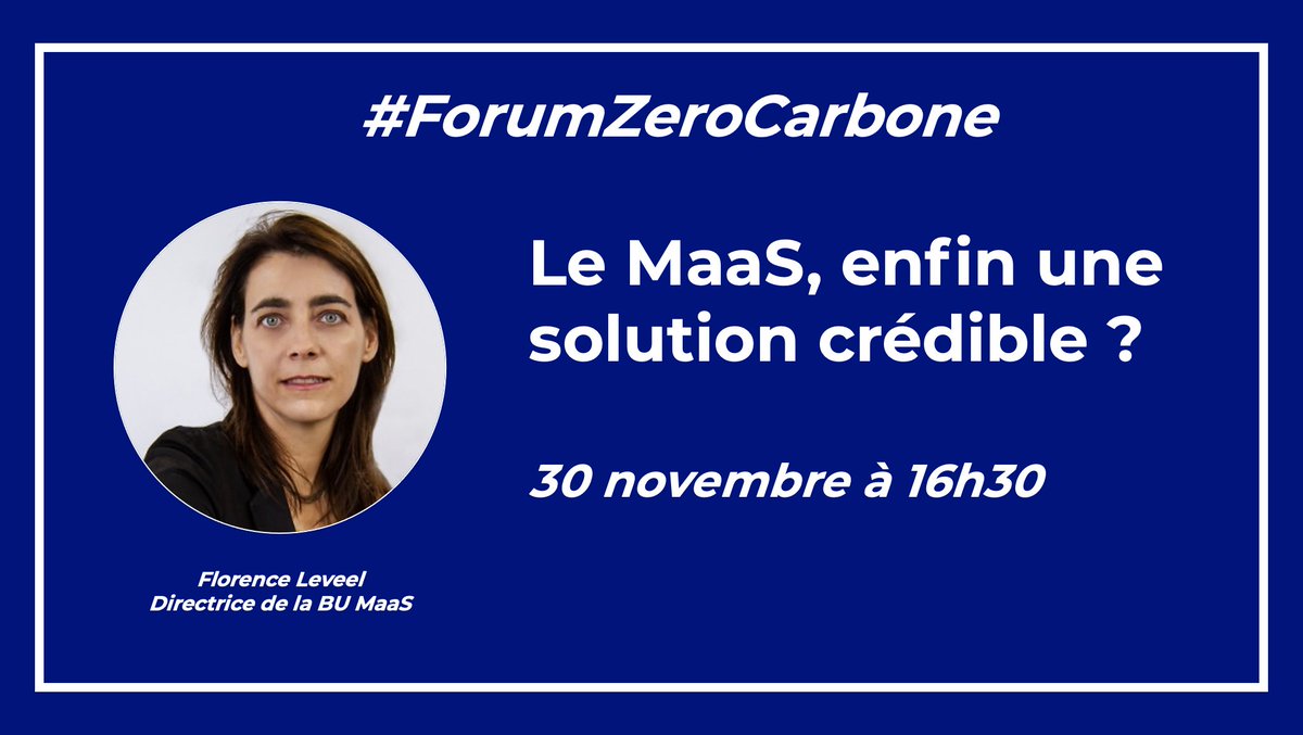 RATP_SmartSystM's tweet photo. Le #MaaS, enfin une solution crédible ? Vaste et complexe question que @fleveel, Directrice la BU MaaS chez #RATPSmartSystems abordera lors du #ForumZeroCarbone organisé par @LaTribune https://t.co/5N17pVIQ2l