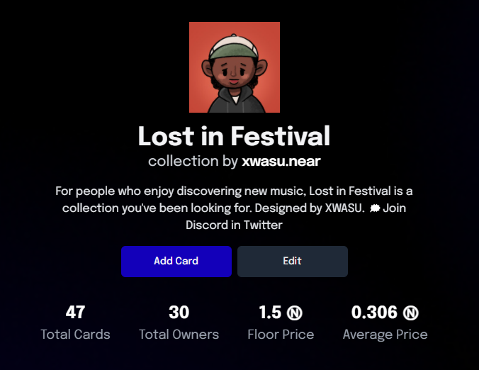 lostinfest's tweet photo. 🎉Lost in Festival 🎉 Update ! in  @ParasHQ 
 
💥https://t.co/Y3jqXPBA6V
🗯️https://t.co/Yfr66y3U9S

#NFT #NFTs #nftcollector #nftartist #nftcommunity #nftcollectors #nftart #NFTartists #NFTcollectibles #Nftdrop #NEAR #NEARnft @NEARProtocol https://t.co/auLQKUGIk2