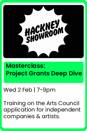 HackneyShowroom's tweet photo. TRAINING OPPORTUNITY!✨Calling all artist-producers &amp; independent companies - get 2022 off to a blazing start with these impactful sessions:
>> FIND YOUR AUDIENCE | Wed 12 Jan
>> PROJECT GRANTS DEEP DIVE | Wed 2 Feb
Booking now open: https://t.co/S2aAgeMQCf https://t.co/3T8sDR8PMC