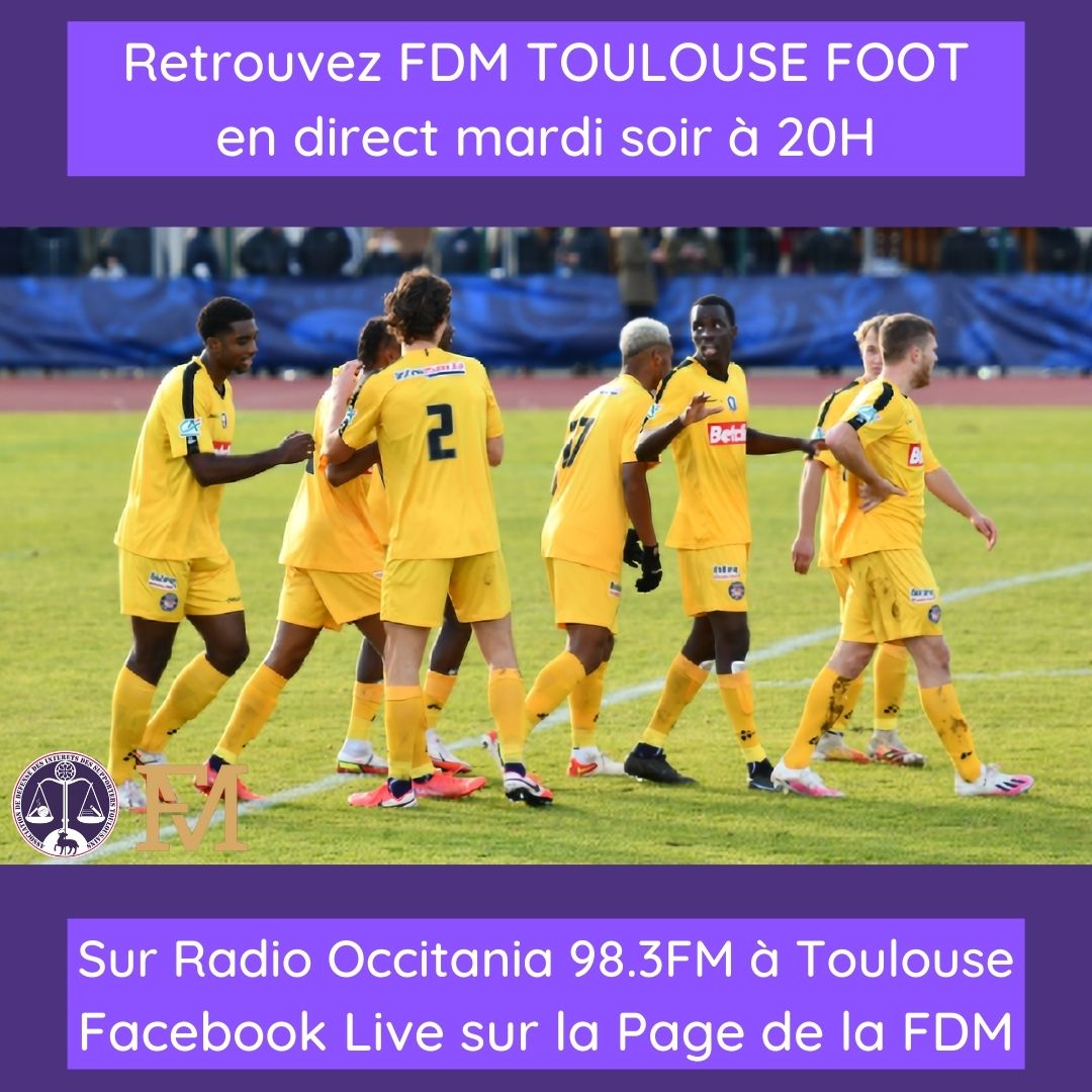 FDMToulouseFoot's tweet photo. 📻#FDMToulouse ce mardi à 20H sur @radiooccitania 98.3FM &amp; en Facebook Live sur la FDM

▶️Les actus du #TFC
▶️Retour #TFCTFC 8ème Tour #CoupedeFrance @TrelissacFC
▶️Présentation #CNFCTFC avec @petitchamois
▶️Quiz

🎧https://t.co/FMRMHGmuIt
@AdisToulouse
@ToulouseFC https://t.co/l7azPCJqwf