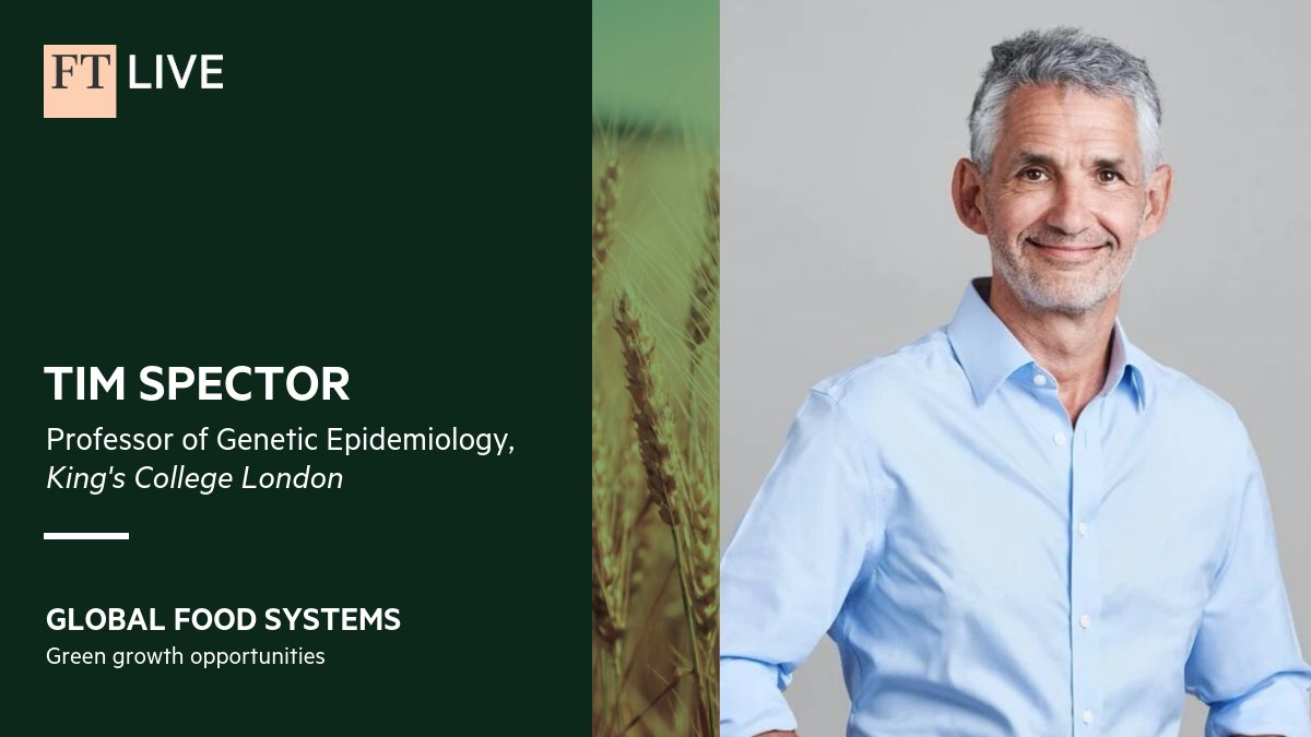 ftlive's tweet photo. @clivecookson @Rabobank @IDHTrade @EdeRothschild @timspector 'Unlike our genes, you can modify microbiomes in the gut, which is what makes them so exciting. It changes all our concepts about food and diet' says @timspector at #FTGlobalFood - https://t.co/W2kFR4Zwpd https://t.co/NSqmWzSiwn