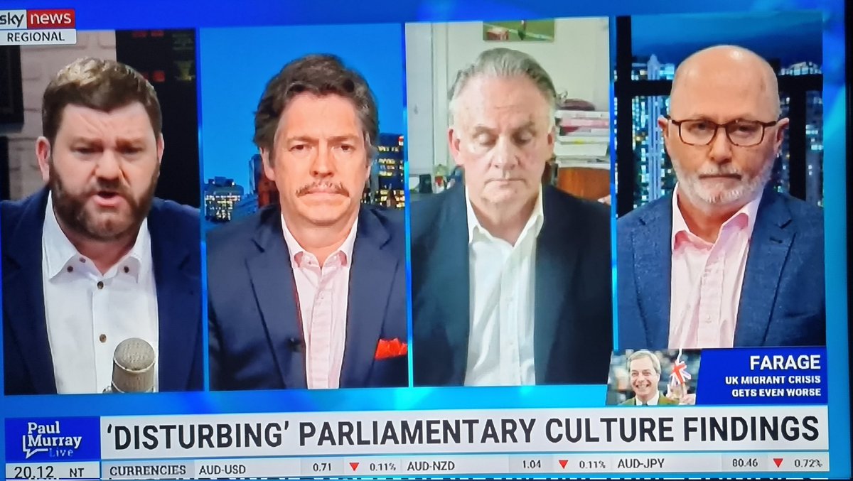 TheKennyDevine's tweet photo. The Sky News panel chosen to discuss the findings of the Jenkins report is reminiscent of a Sunrise panel discussing the Stolen Generation. https://t.co/GaxfcelWUv