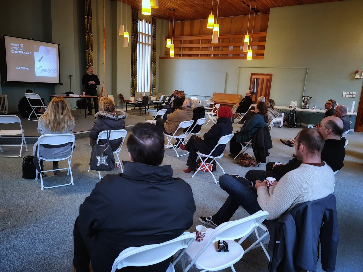 CompassVideo's tweet photo. @JohnTurnerComms from @VisitSomerset is talking about #paranormal #Tourism in #SOMERSET find out more when we publish the #event #video https://t.co/m9Z4YmYgDX
