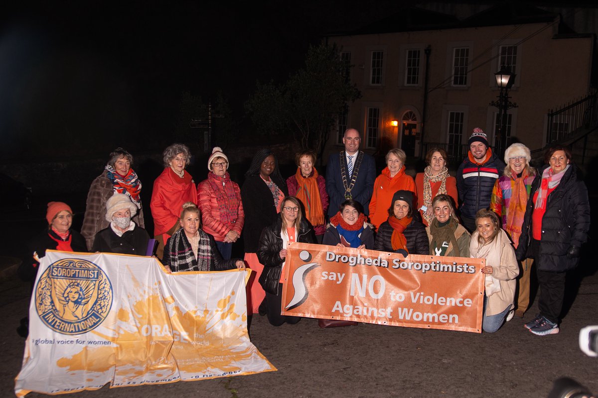 LMFMRADIO's tweet photo. Today on 11-1 @SineadBrassil meets Drogheda Soroptimists as they support @WhiteRibbonIRL 16 days of activism by lighting @DMillmount orange

@citizensinfo discuss non contributory pension 

Plus play our Christmas movie quiz for your chance to win €150 @MarshesShopping voucher https://t.co/Qh7hWBPlle