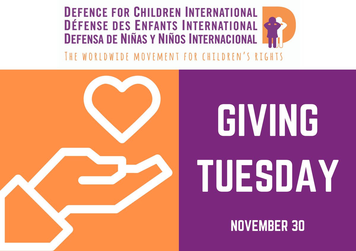 DCIsecretariat's tweet photo. 🌍DCI mobilised its stakeholders to create the #GSCDL. Our national sections work within detention facilities by monitoring the detention conditions of children.
🤝 Your contribution allows us to continue advocating for children's rights.
🧡 #GivingTuesday:https://t.co/7inLMht4cD https://t.co/OYtxw3vjSf