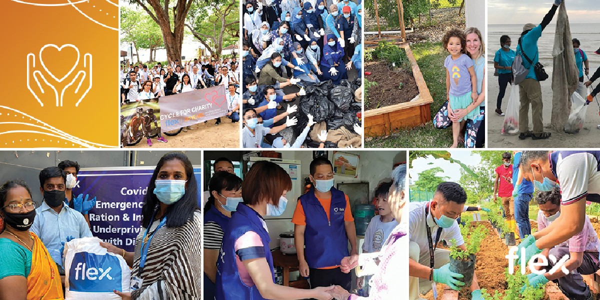 Flexintl's tweet photo. #GivingTuesday encourages us to get involved, share our time & simply do good. We invite our employees year-round to give back to their communities. This year, the #FlexFoundation & our employees have clocked 26k+ volunteer hours, planted 7k+ trees, helped 21k+ students & more. https://t.co/H9xPo4FekR