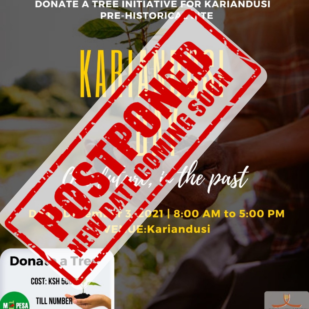 ecotourismkenya's tweet photo. #KariandusiTreePlanting initiative has been postponed to a date that will be communicated soon. https://t.co/7alvU005HK