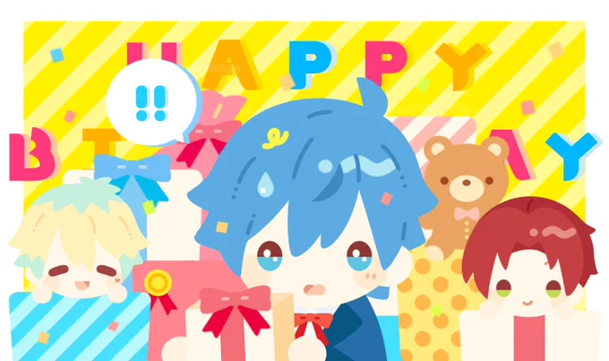 ✨💙天峰秀くん HAPPY BIRTHDAY!💙✨
先輩たちからたくさんお祝いしてもらってください!😊🎁🌟

#天峰秀生誕祭2021
#天峰秀誕生祭2021 