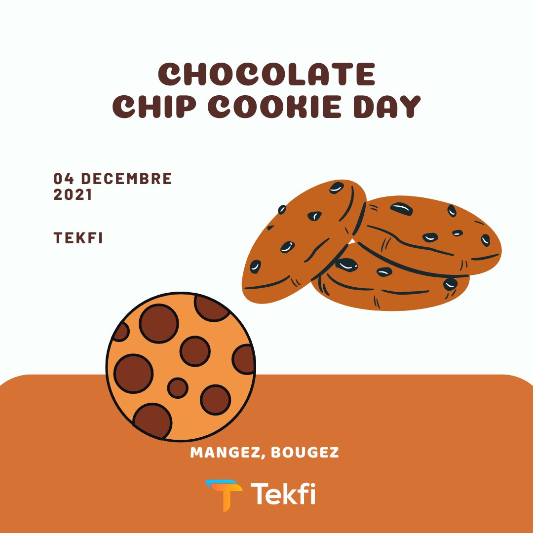 TekfiSn's tweet photo. Bonne fête des cookies🍪🍪🍪
Mangez | bougez

#tekfi https://t.co/bQWBWvN93G