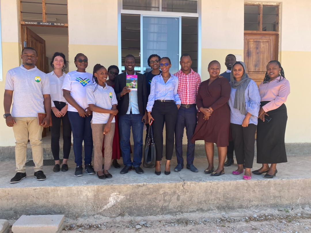 FCS_TRUST's tweet photo. Juliette Gallou from @FranceTanzania &amp; @FCS_TRUST team paid a courtesy visit at the District Executive Director (DED) office during their field visit in Nzega Tabora 
#GAPEProject https://t.co/f7Y1CG59vW
