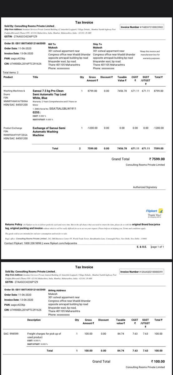 PrimePr22938812's tweet photo. @rajneeeshkumar @_Kalyan_K @CMOfficeUP @myogiadityanath @Flipkart @PMOIndia @navneetsehgal3 @UP_ODOP @UPGovt Dear Sir,

I have Purchased Sansui washing machine on dt11-16-2020.From last week of Oct 2021 I have been facing a service issue ie gear problem in washing machine.I have been contacted to ur customer care from last one month but nt received any proper reply.Please look into this https://t.co/Ct6SWo386w