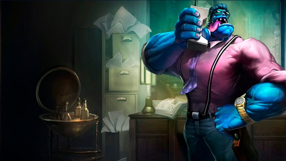 xNavalha's tweet photo. Los que no tengáis la skin de Dr.Mundo ejecutivo, compradla ahora por 725 wild cores y se os actualizará a la legendaria (1325) con el rework de forma gratuita.

Aprovechad el regalito de Navidad.

RT para que se entere la familia. https://t.co/Jsb3NFu3KW