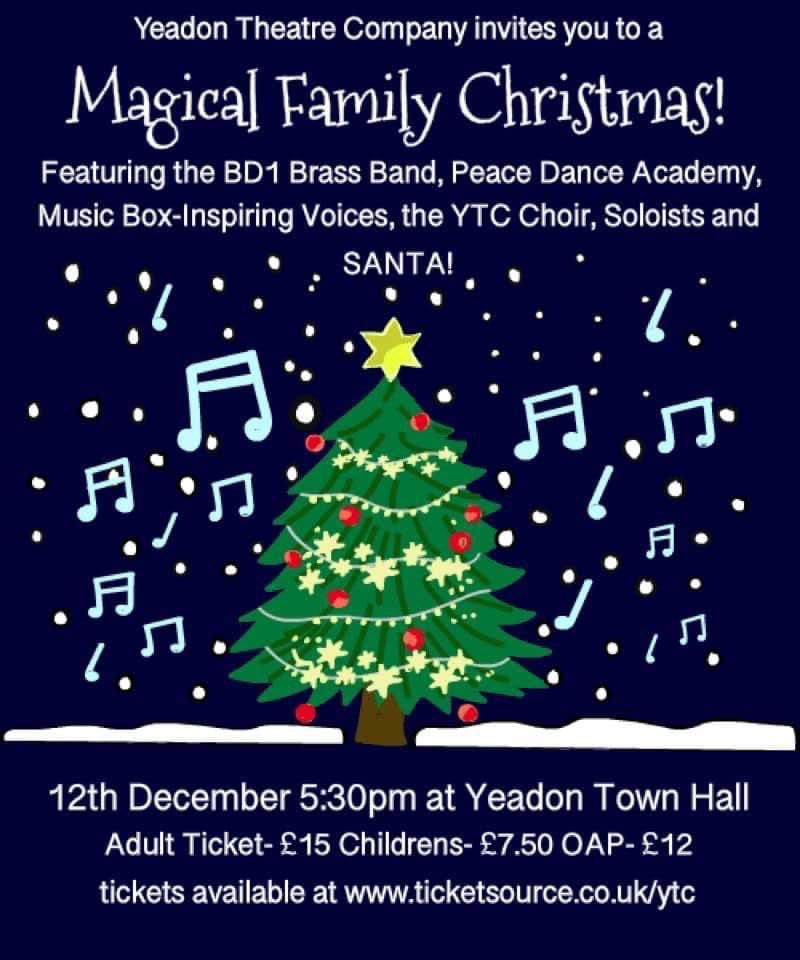 Playhouse Christmas 2022 December 5 Yeadon Theatre Company, Formerly Yaods (@Theatreyeadon) / Twitter