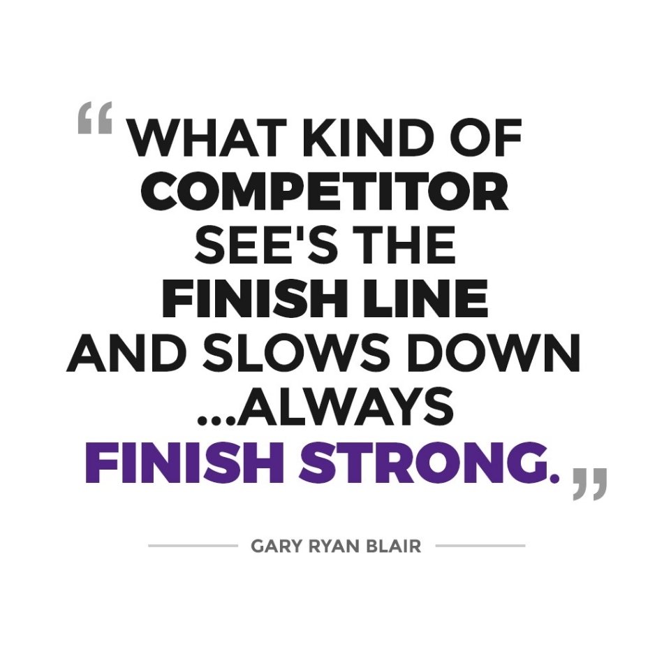 It's the end of the month! Are you going to settle for how far you have gone or see how far you can really go? #motivated @KevinGodwin59