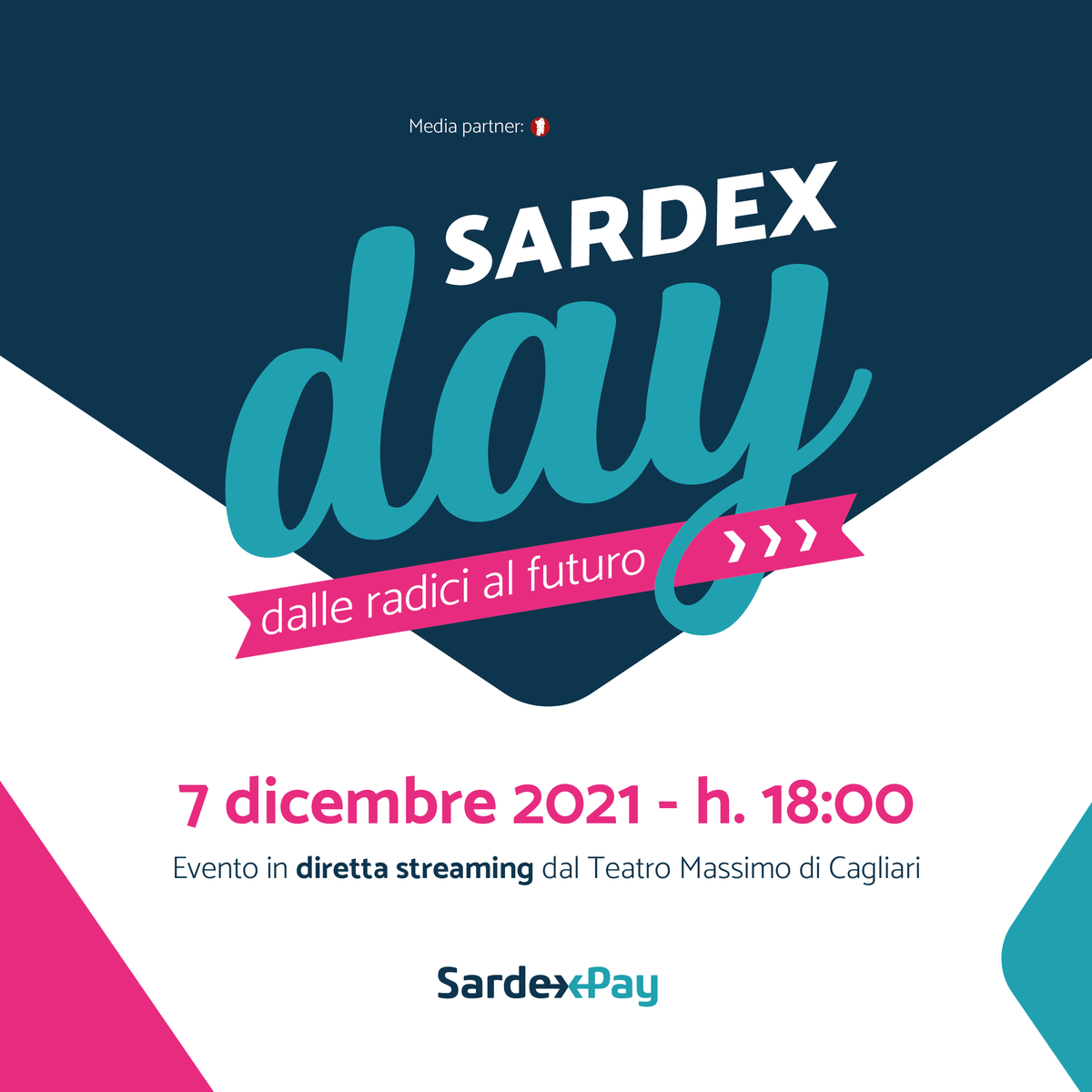 Sardexnet's tweet photo. 📌Martedì 7 torniamo alle radici, là dove tutto è partito: saremo nel Teatro Massimo di Cagliari con “#SardexDAY, dalle radici al futuro”. Un evento in partnership con @SardiniaPost, dedicato alla Community #SardexPay in #Sardegna.
👉Seguici in streaming sui nostri canali social! https://t.co/5eA3FRp8XD
