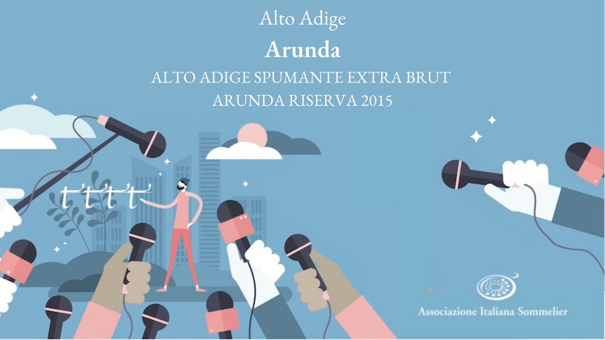 Il Tastevin #aisitalia della guida #vitae2022 per l'Alto Adige va all'Extra Brut Arunda Riserva 2015 di Arunda. <a href="/AISAltoAdige/">Sommeliervereinigung Südtirol - AIS Alto Adige</a>