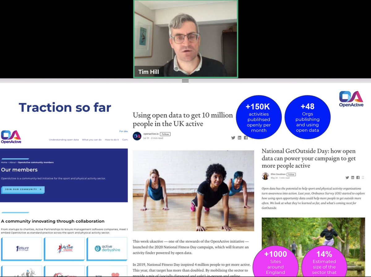derilinx's tweet image. Can you use #OpenData to help people #GetActive? Yes you can! Tim Hill @thillzilla from @ODIHQ is showing us how #OpenActive has been doing it for the past 6 years!
🏛 #OpenDataConfIE @IRLDeptPER @dGovDataIE @openactiveio @_ukactive @Sport_England #DataSharing #LinkedData #Health