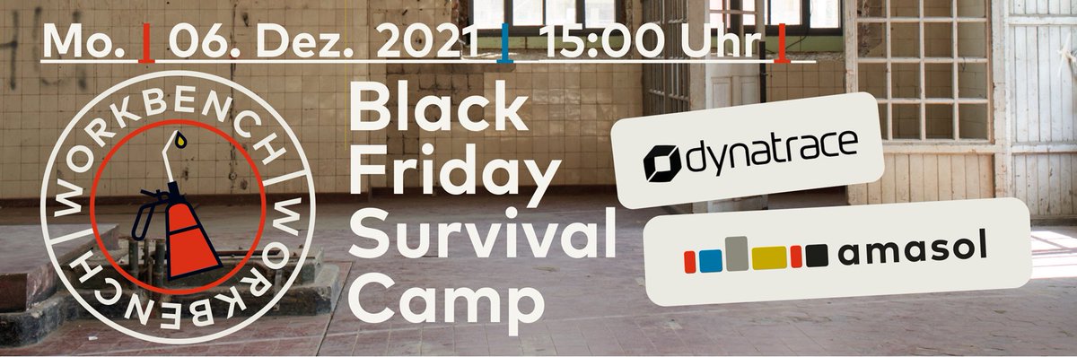 Hat Ihr #OnlineShop den #BlackFriday gut überstanden?! Nein 😱 Dann besuchen Sie unseren Black Friday Survival Camp am 6.12.2021 und wir zeigen Ihnen, wie Sie Ihren Online-Shop nächstes Jahr und bei nahezu jedem Bestellungsaufkommen performant halten 👉amasol.de/black-friday-s…