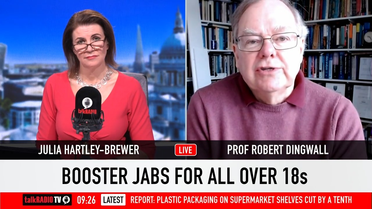 Former JCVI adviser says Government Mask Mandate is a “Dead Cat” Strategy