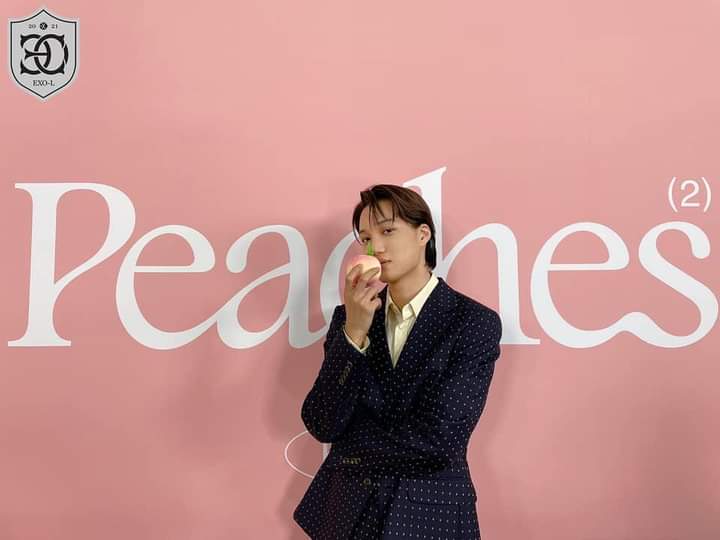 SarJayTarBe3's tweet photo. PEACHES OUT NOW
#카이_피치스_공개 
#KAI2ndSOLO
#KaiComebackDay 
#KAI 
@weareoneEXO https://t.co/3L2TgZWQ9A