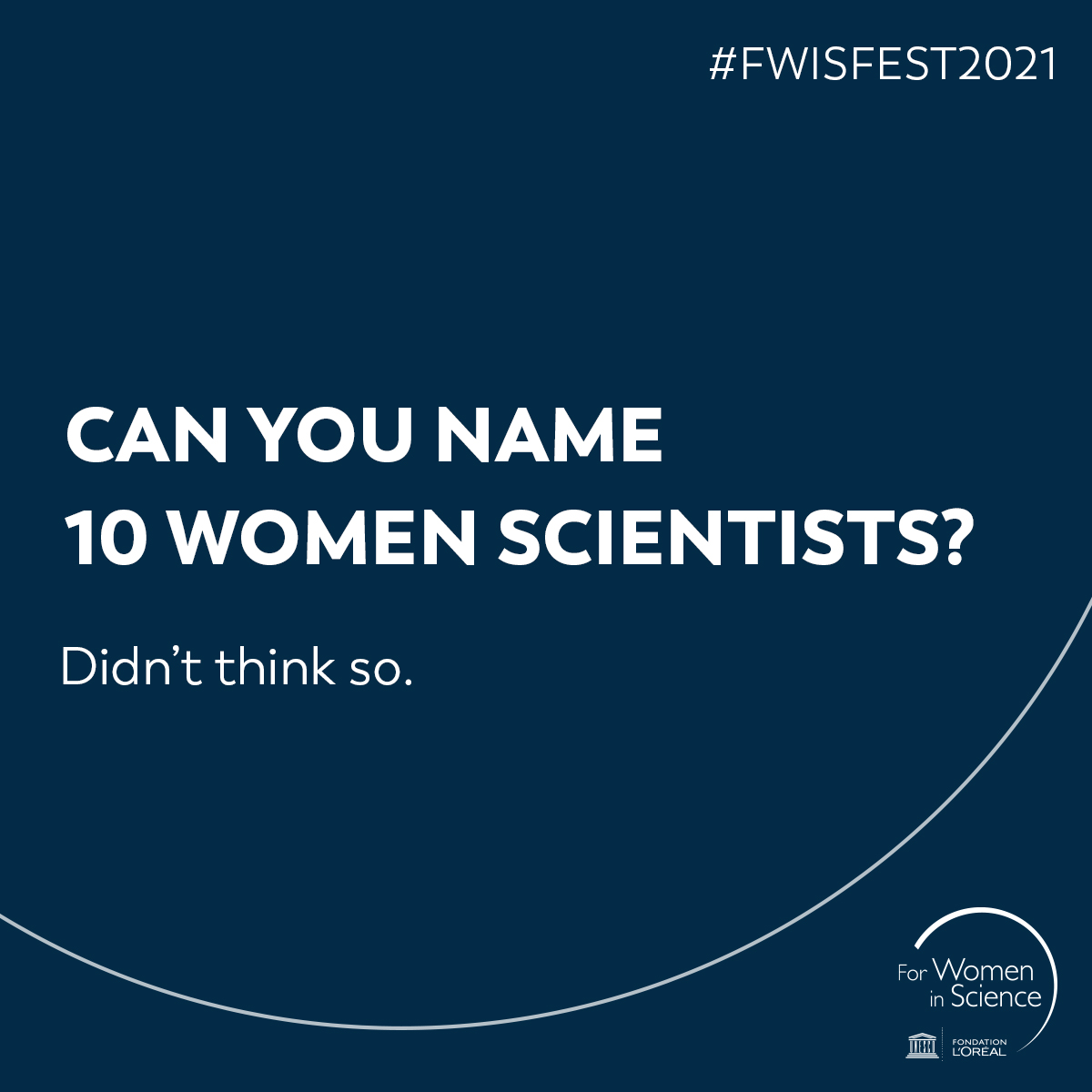 LOrealGroupe's tweet photo. Just three words: Women in science 👩‍🔬 It’s time to recognize women's contribution to science, learn more about the #FondationLoreal's For Women in Science Festival 2021.

➡️https://t.co/E3z8yboEt2

#FWISFEST2021 #FWIS https://t.co/04WhrRQeI0
