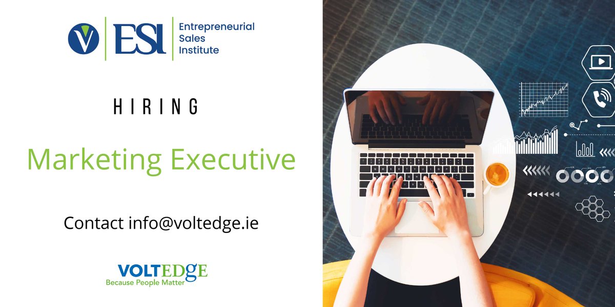 Do you want to develop a career in workforce learning #technology marketing? <a href="/ES_Institute_/">ESI</a> is looking for a #Marketing Executive to grow the #business globally. #saas #business #career 
 
voltedge.hirehive.com/job/88721/mark… 
 
@BelindaBrummer  
<a href="/alanmaguire/">Alan Maguire</a>
<a href="/jonnyparkes/">jonnyparkes</a>