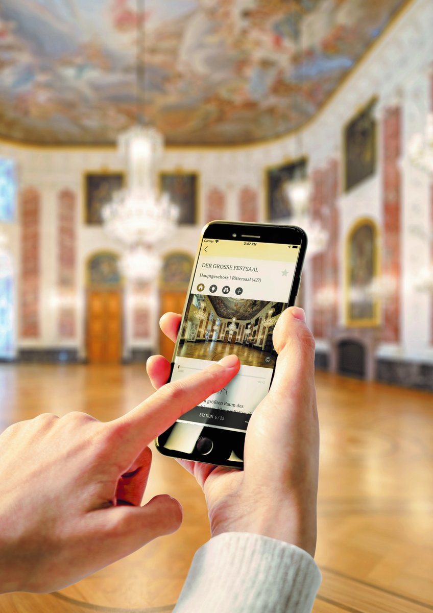 Schloesser_BaWu's tweet photo. Unsere neue 𝐌𝐨𝐧𝐮𝐦𝐞𝐧𝐭 𝐁𝐖-App ist da!😍Von der Übersichtskarte bis zu Multimediaguides: hier können Sie künftig alle wichtigen Informationen finden. Die erste Erlebnistour für Erwachsene geht durch das Schloss Mannheim.📱#SchloesserBaWu #NeueApp 👉https://t.co/Yw8gOJVDuY https://t.co/EEjSmKtUCV