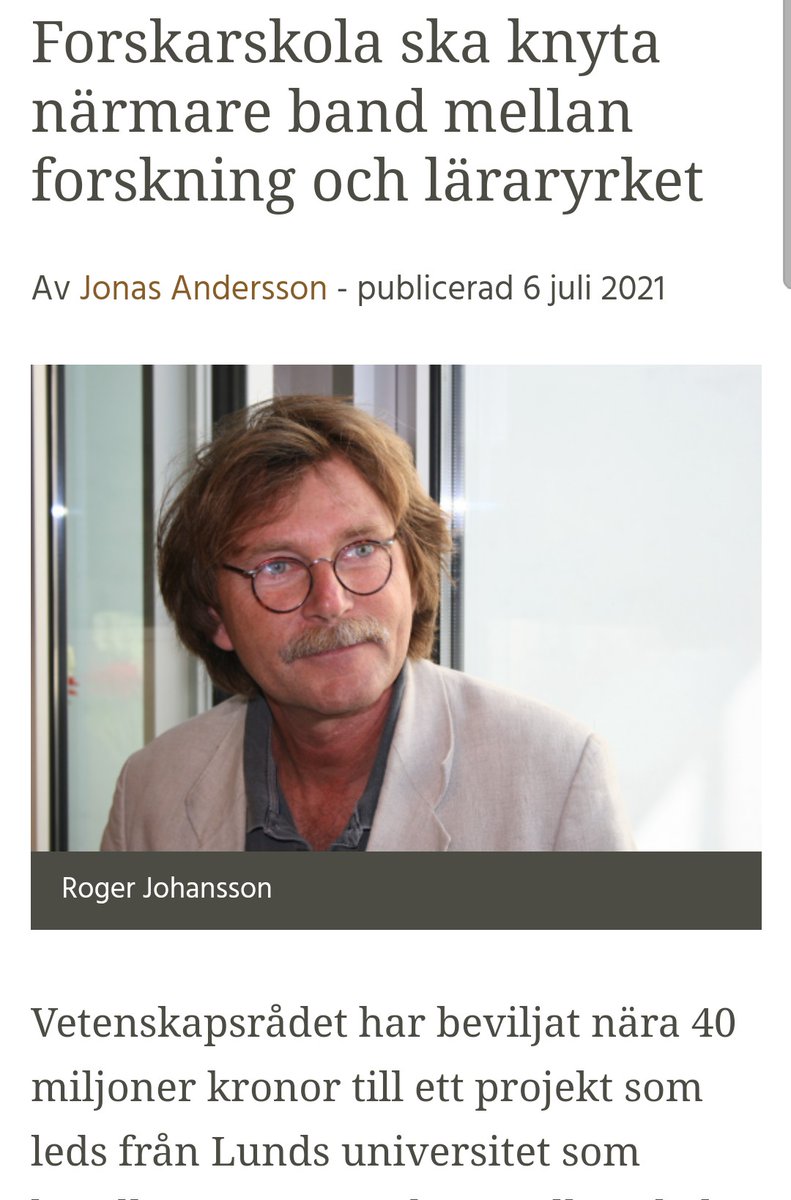 kentlundgren's tweet photo. @Skolporten Nu kör de igång, forskarskolorna, bl a den vi kallar #Rocit, som ska knyta närmare band mellan forskning och #läraryrket | @Lundsuni  https://t.co/gvaPRMPazd
 Vore intressant att få en samlad bild av alla #forskarskolor https://t.co/5c2cbDZzyu