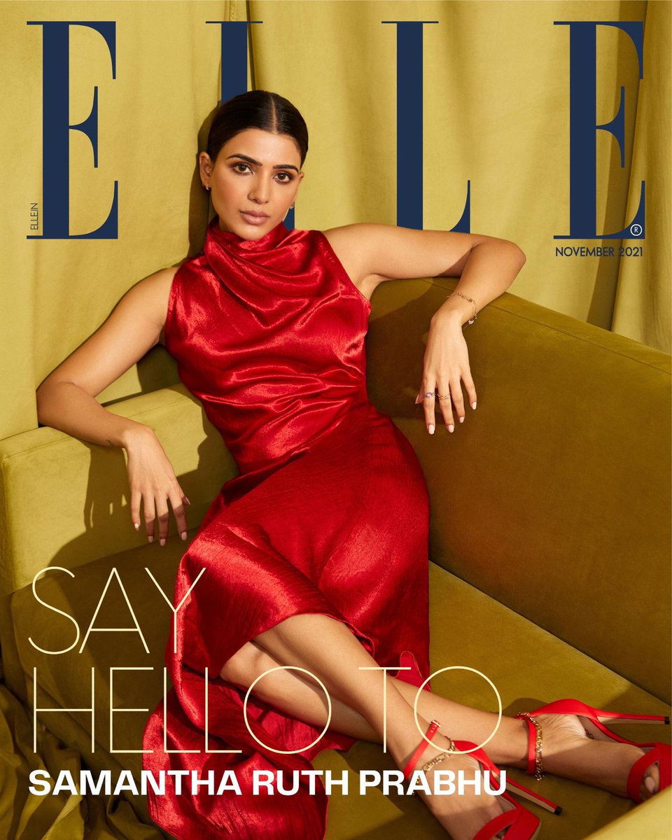 ELLEINDIA's tweet photo. #ELLEDigitalCoverStar: After a crackling 11-year career in the southern film industry, @Samanthaprabhu2 has now embarked on the second phase of her journey. https://t.co/s43OgjS9mm